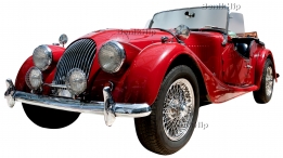 images/productimages/small/Strijkapplicatie oltimer auto rood BIH.jpg